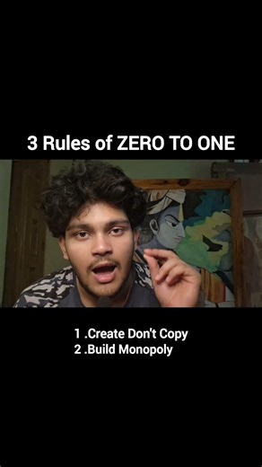3 Rules from Zero to One