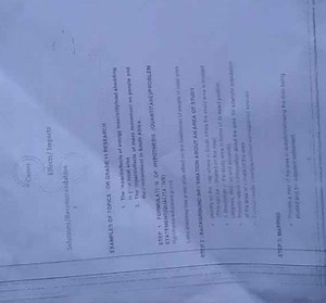 Grade 11 Geography Research Examples and GuidanceExample Topi... | Filo