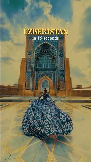 Uzbekistan in 15 Seconds 🇺🇿 | Samarkand, Bukhara & Silk Road Highlights