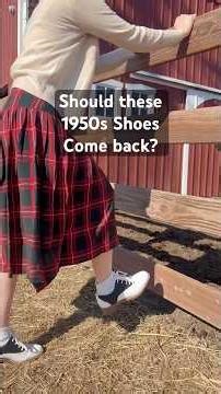 The Nike Shoe of the 1950s! #vintagefashion #50sstyle