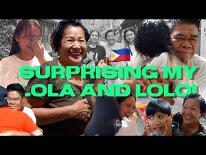 SURPRISING MY LOLA AND LOLO IN THE PHILIPPINES! 🇵🇭 ep.3