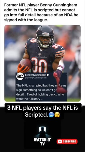 Watch It on Instagram: "3 NFL players exposing the truth…The League is Scripted. 😳🫣. The League is Scripted . Three NFL players just said what fans have been whispering for years… Is the NFL scripted? Watch the clips and decide for yourself. Comment “SCRIPTED” or “NOT SCRIPTED” 👇 #NFL #NFLScripted #FootballExposed #PlayerReveals #SportsReels #ViralFootball #GridironDrama #NFLFans #FootballTalk #ExplosiveClips"
