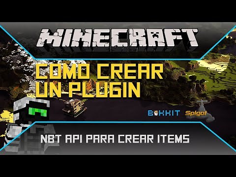 Como CREAR un PLUGIN de Minecraft - Como usar NBT API para crear Items