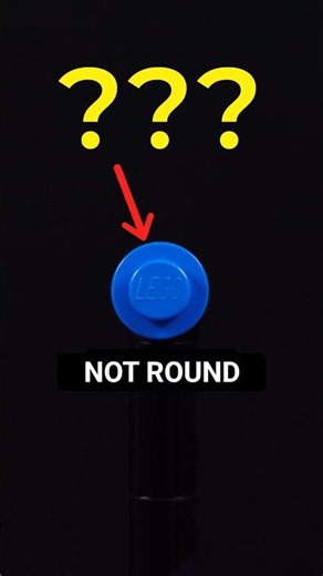LEGO Studs Aren't Round #lego #technique #afol