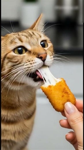 🐱 Cat Eating ASMR | Relaxing & Adorable Crunchy Eating Sounds 😻✨#CatASMR #EatingASMR #CatEating