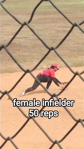 baseball infield practice #battingcage #baseball #femaleathletes #womenbaseball