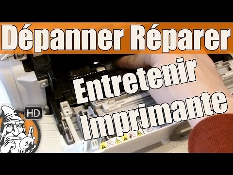 REPARER NETTOYER MANUELLEMENT IMPRIMANTE