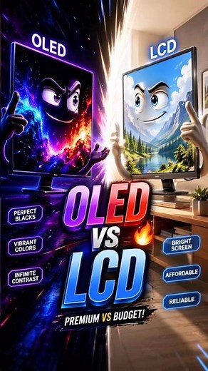 OLED vs LCD Display 📺🔥 Which is Better? Full Comparison | Premium vs Budget