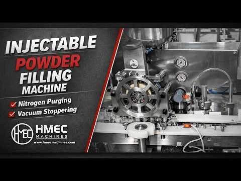 Injectable Dry Powder Filling Machine with Pre & post Nitrogen Purging | Pharma Vial Filling