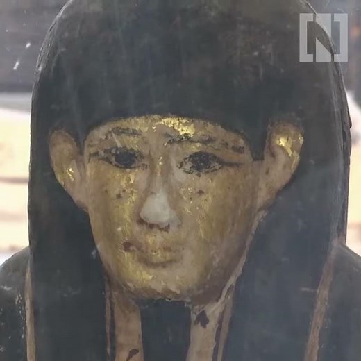 Egypt reveals details of newly discovered ancient coffins, statues