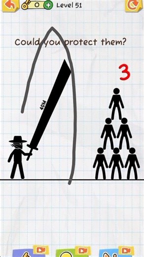 Draw 2 save game easy solution ll #trending #comedy #funny #drawing #gaming