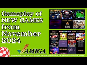 Gameplay of New Amiga Games from November 2024