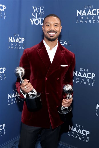 Another one, thank you. 🏆 Michael B. Jordan’s impact on the year needs to be studied. Congratulations on winning Entertainer of The Year. An award well deserved!#NAACPImageAwards
