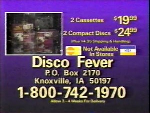 Disco Fever - Compilation Album (1990) TV Commercial