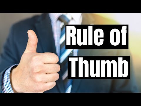 The Meaning and Origin of the Idiom "RULE OF THUMB"
