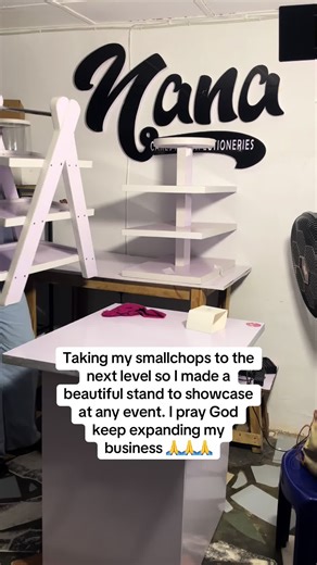 Event Stand for Small Chops Showcase