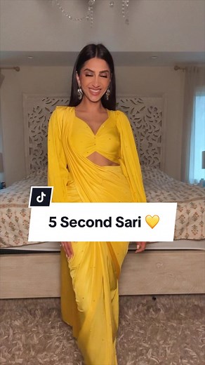 5 Second Sari: Easy Draping with HoliCHIC