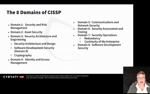 [Cybrary] Certified Information Systems Security Professional (CISSP) 2020