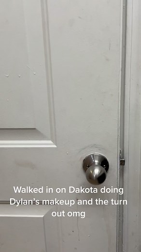 Dakota's Amazing Zombie Makeup on Dylan!