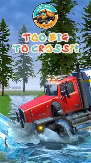 CAN THIS TRUCK & TRAILER CLEAR THIS WATER OBSTACLE?!