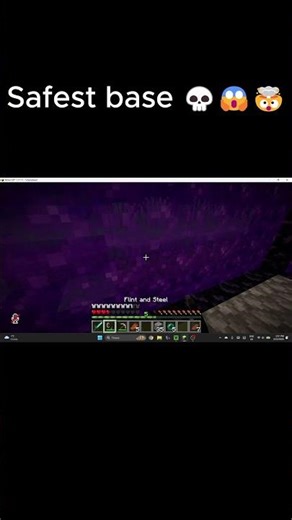 I Built the Most Secure Base in Minecraft 🔐🔥#shorts