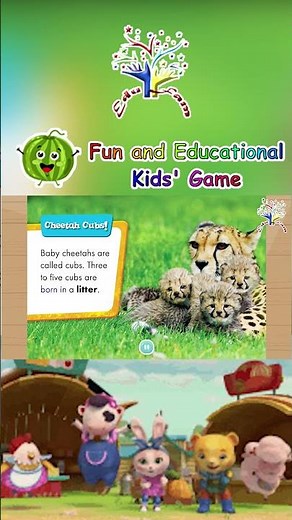 🐆⚡ Baby Cheetahs! | Meet the Super Fast Cubs! | Animal Safari 🌾✨