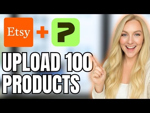 How I Upload 100 Products In 1 Click! | Etsy & Printify | Print on Demand Automation