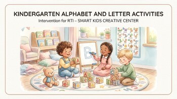 Kindergarten Alphabet Letter Activities A–K | RTI Phonemic Awareness