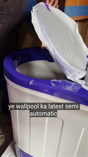 #Whirlpool 8 kg semi automatic washing machine demo