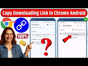 How to Copy File Downloading Link in Chrome App on Android | Chrome Download Link Copy Kaise Kare