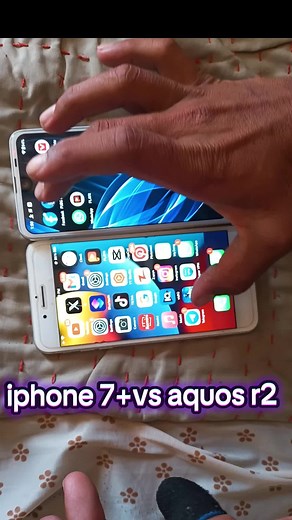 iPhone 7 Plus vs Aquos R2: PUBG Speed Test