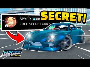 😱 You *NEED* To See These Secrets in Car dealership tycoon! | Mird CDT