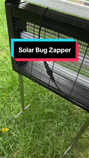 Make your campsite the place to be with this solar power bug zapper! #camping #campinghacks #solarbugzapper #bugzapper #bugs