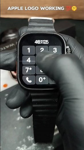 how to add Apple logo in T10 Ultra smart watch
