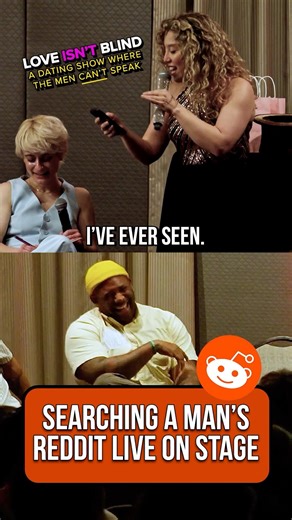 We searched a man’s Reddit live on stage and found WHAT?! #dating #positivemasculinity #liveshow