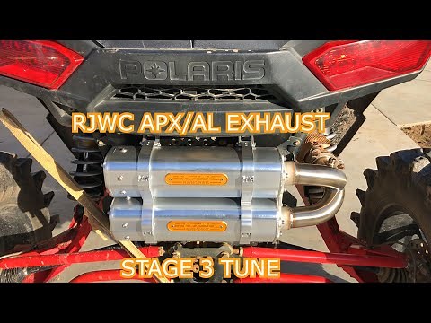 RJWC APX/AL Exhaust And RVS Performance Stage 3 Tune (2017 Polaris RZR XP4 Turbo)