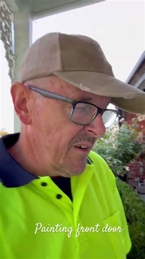 Stormy blue front door