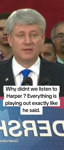 Harper was right 100%. Why didn't we listen ?#canada_life🇨🇦 #canada🇨🇦 #markcarney #canada #bankofcanada