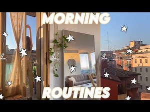 Aesthetic morning routines || TIKTOK