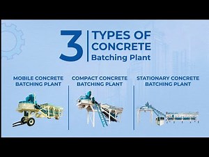 Types of Concrete Batching Plant | ©2021 Nilkanth Engineering Works | Mobile Batching Plant | India