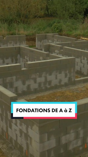 Construction des fondations d'une maison ossature bois en autoconstruction