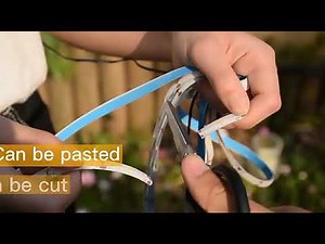 Waterproof Outdoor LED Strip Lights Solar Powered