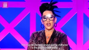 SNATCH GAME. TOMORROW AT 8PM. @BBCIPLAYER. YOU DON'T WANT TO MISS THIS. | RuPaul's Drag Race UK