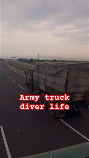 Army truck diver life #army #travel way to Pathankot