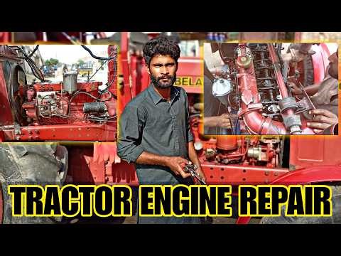 Tractor Engine Repair Like a Pro 🔧 From Dead to Perfect | Satisfying Mechanical Work!"