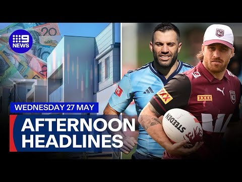 Dip in monthly inflation figures; Final preparations for Origin Game I | 9 News Australia