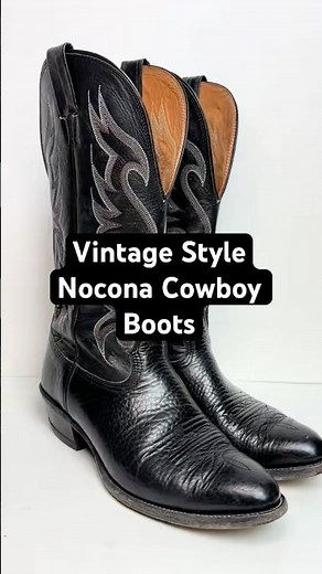 Vintage Style Nocona Cowboy Boots | 2025-08-12
