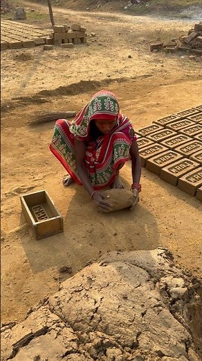 Traditional Brick Making in Rural India | Amazing Process #brickmaking #brickmakingprocess