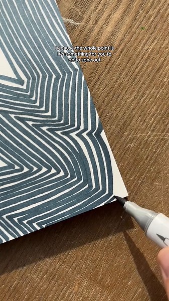 Zen Tangle Tutorial Using Markers