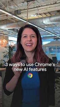 Get more done with 3 new AI features coming to Chrome, broken down by VP Parisa Tabriz